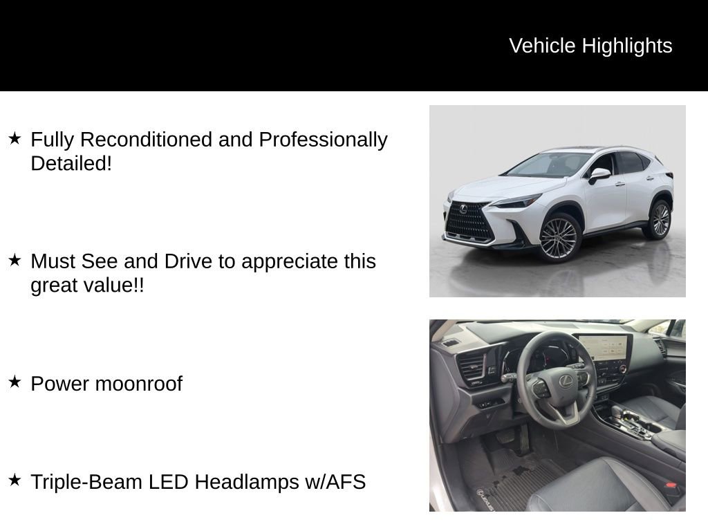 Used 2023 Lexus NX 350h AWD w/ Towing Package (2000 Lbs) image 16