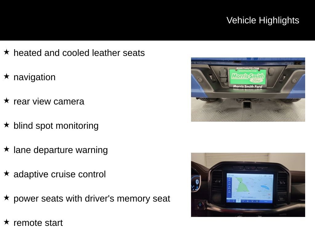 Certified 2022 Ford F150 Lariat w/ Equipment Group 502A High image 11