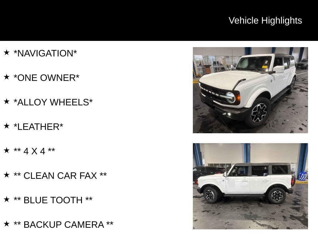 Certified 2023 Ford Bronco Outer Banks AWD/4WD image 4