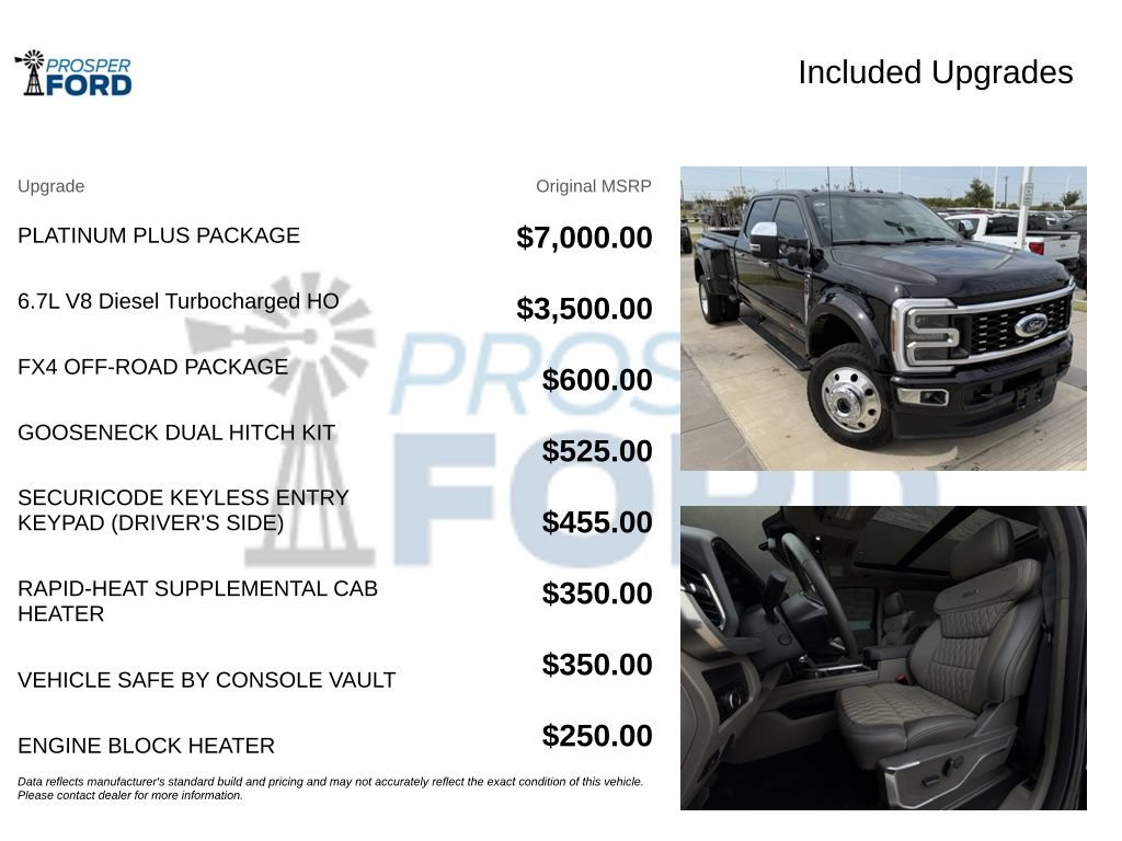 Certified 2026 Ford F450 Platinum w/ Platinum Plus Package AWD/4WD image 3