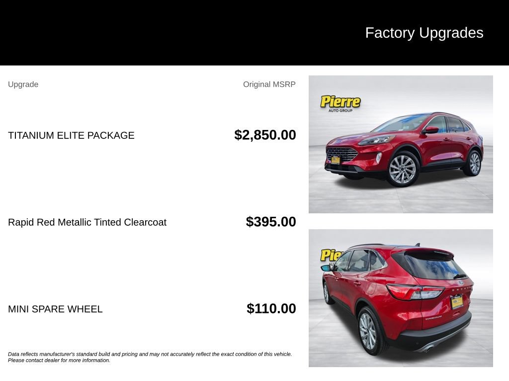 Certified 2021 Ford Escape Titanium w/ Titanium Elite Package AWD/4WD image 13
