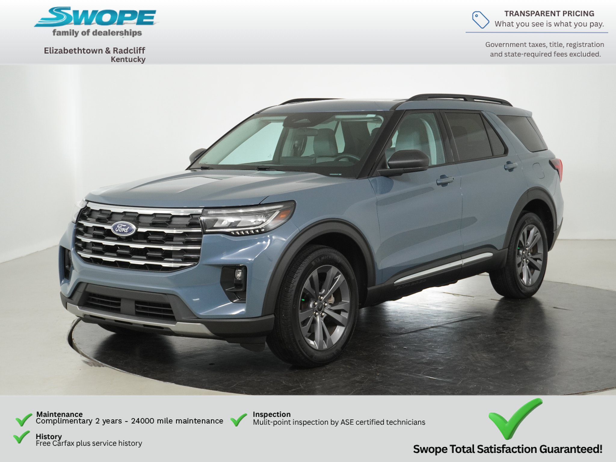 Certified 2025 Ford Explorer Active w/ Active Comfort Package AWD/4WD image 7
