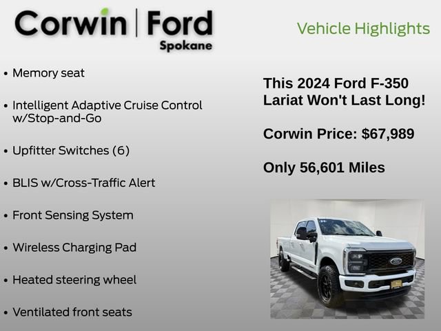 Certified 2024 Ford F350 Lariat w/ Lariat Ultimate Package AWD/4WD image 30