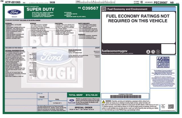 Certified 2023 Ford F550 4x4 Crew Cab Super Duty image 3