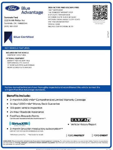 Certified 2024 Ford Escape Active FWD image 5