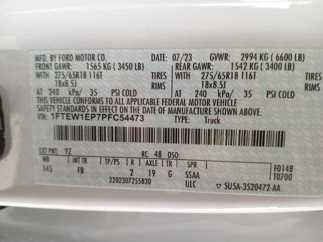 Certified 2023 Ford F150 XLT w/ Equipment Group 302A High image 20