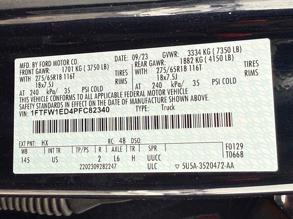 Certified 2023 Ford F150 XLT w/ Equipment Group 302A High image 29