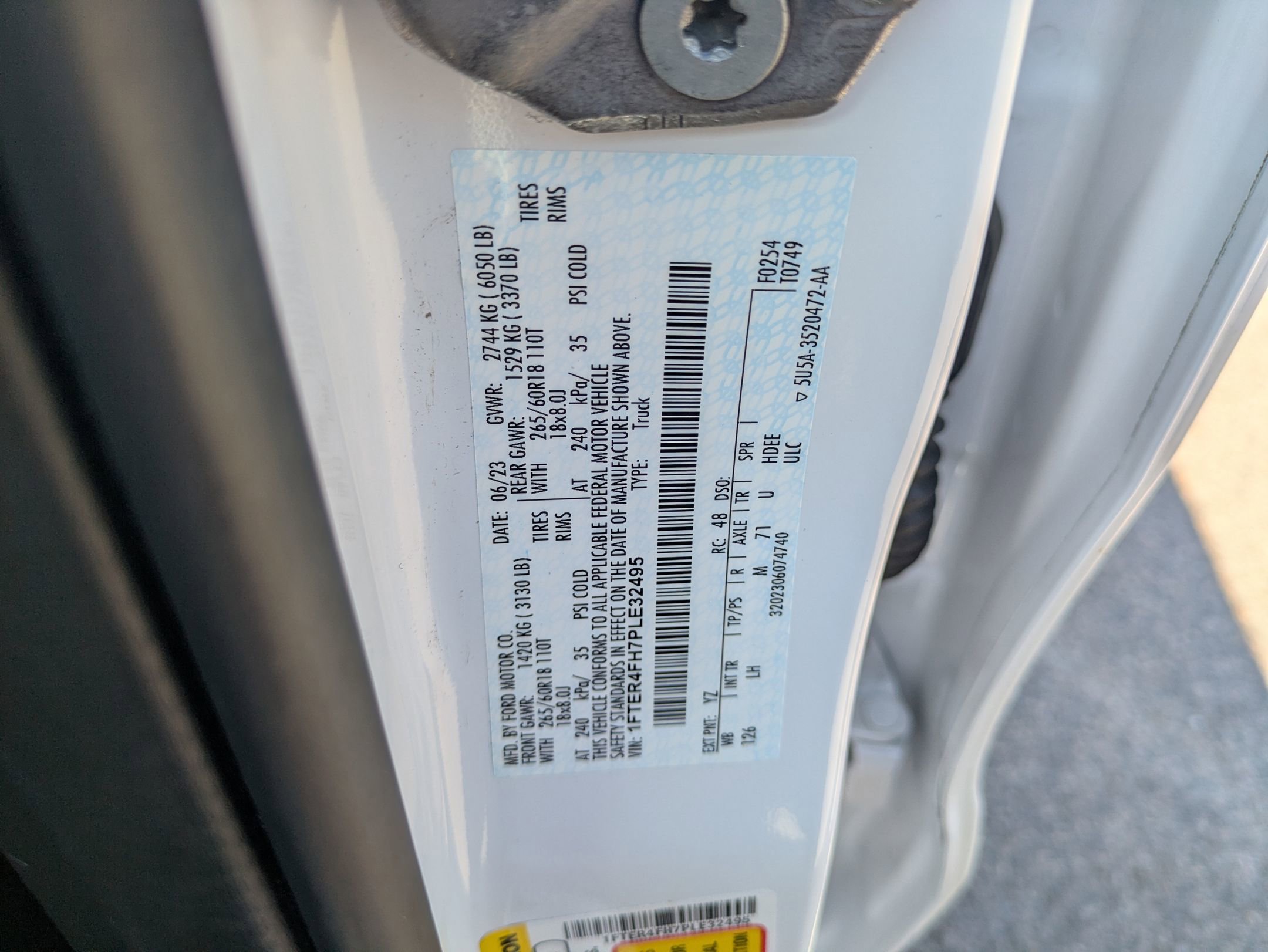 Certified 2023 Ford Ranger XLT w/ Equipment Group 302A High image 34