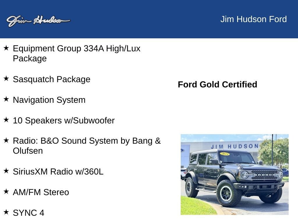 Certified 2024 Ford Bronco Badlands AWD/4WD image 12