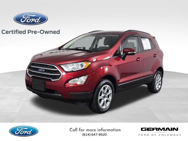Certified 2020 Ford EcoSport SE w/ SE Convenience Package