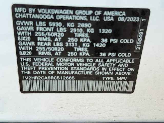 Used 2024 Volkswagen Atlas SE AWD/4WD image 19