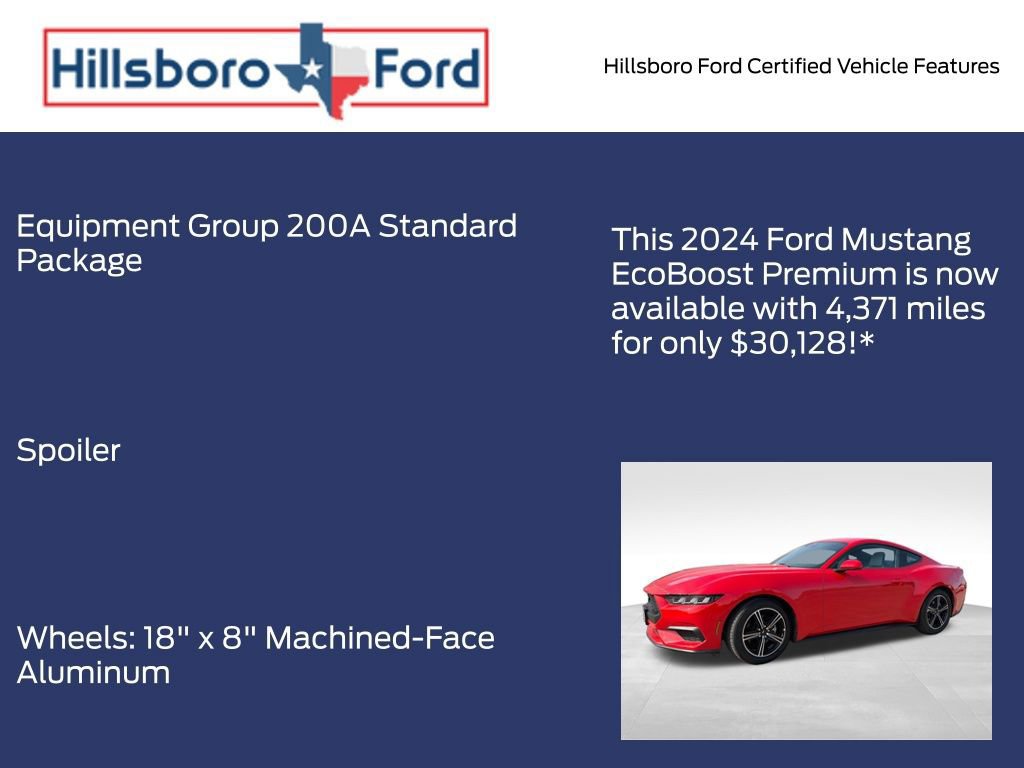 Certified 2024 Ford Mustang Premium image 10