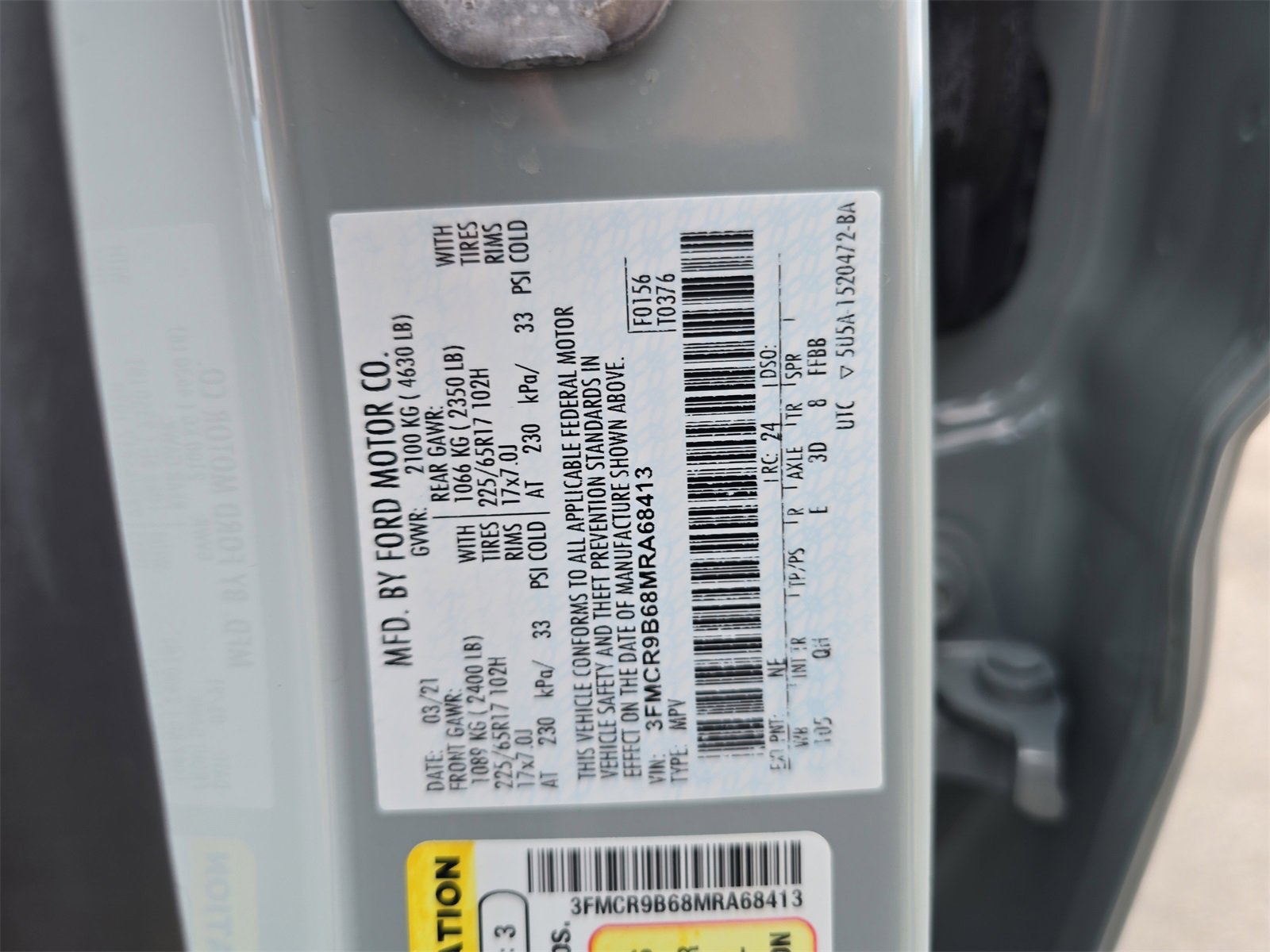 Certified 2021 Ford Bronco Sport Big Bend image 28