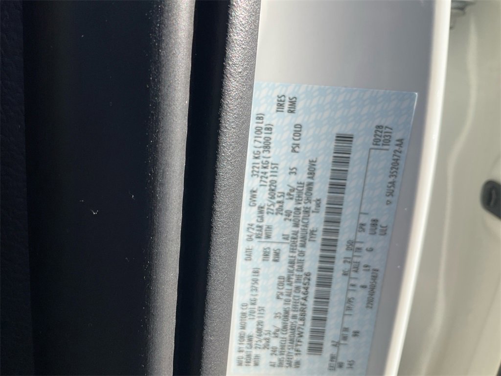 Certified 2024 Ford F150 Platinum w/ Equipment Group 702A High image 18