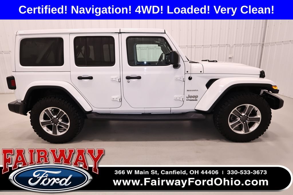 Used 2019 Jeep Wrangler Unlimited Sahara w/ Uconnect 4C Nav & Sound Group