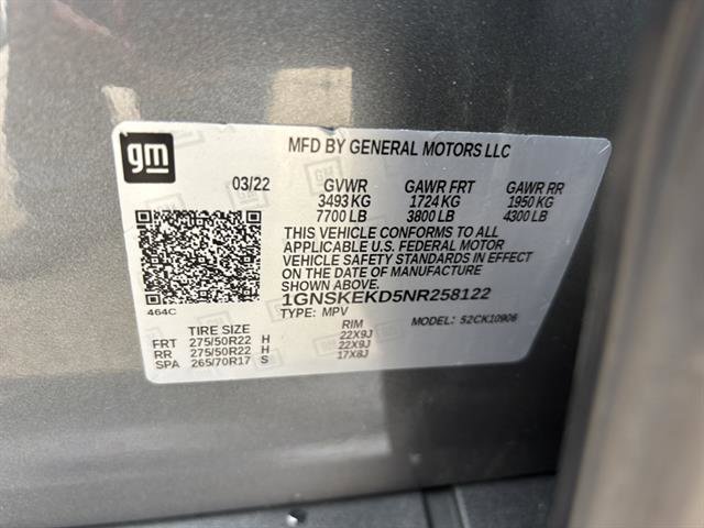 Used 2022 Chevrolet Suburban RST w/ Luxury Package AWD/4WD image 21