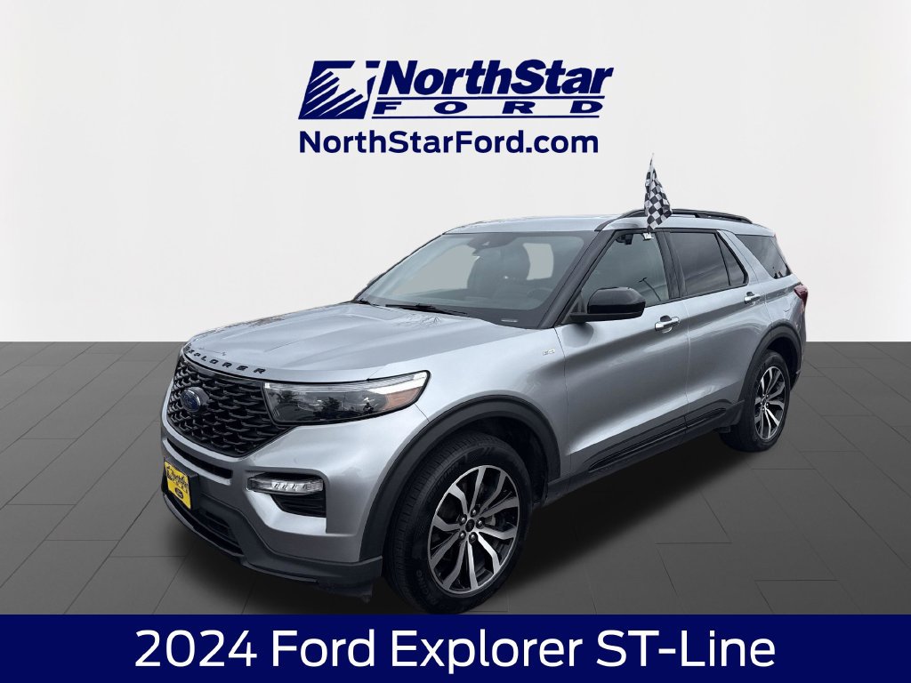 Certified 2024 Ford Explorer ST-Line w/ Class IV Trailer Tow Package