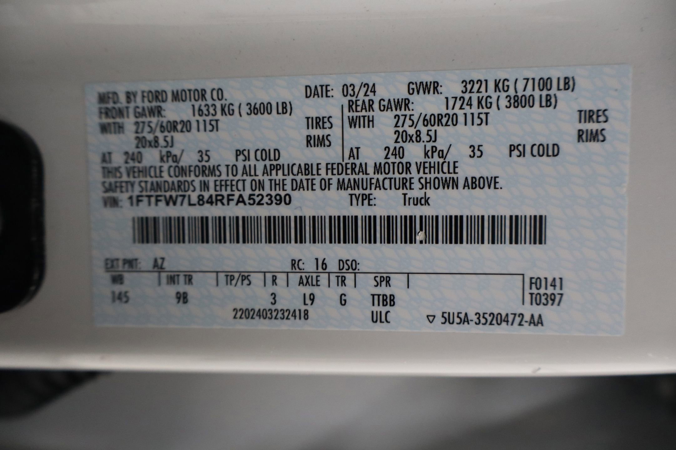 Certified 2024 Ford F150 Platinum image 29