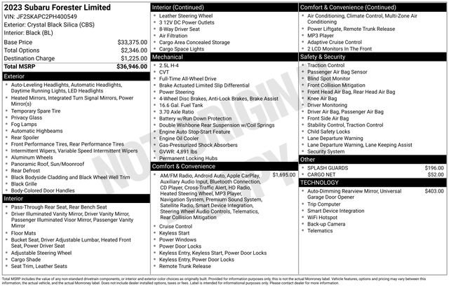 Used 2023 Subaru Forester Limited image 13