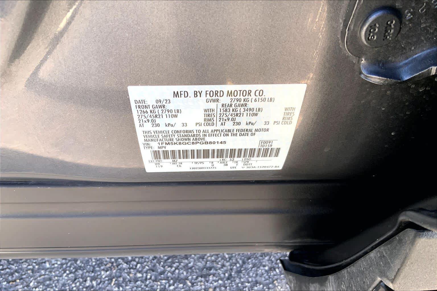 Certified 2023 Ford Explorer ST w/ Equipment Group 401A AWD/4WD image 34