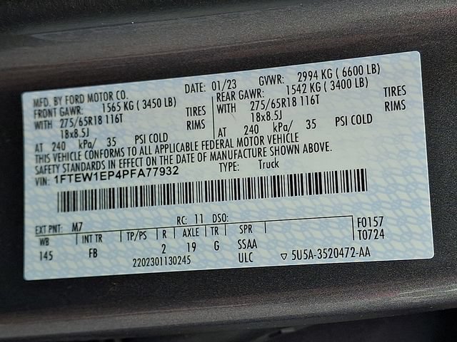 Certified 2023 Ford F150 XLT w/ Equipment Group 302A High AWD/4WD image 29