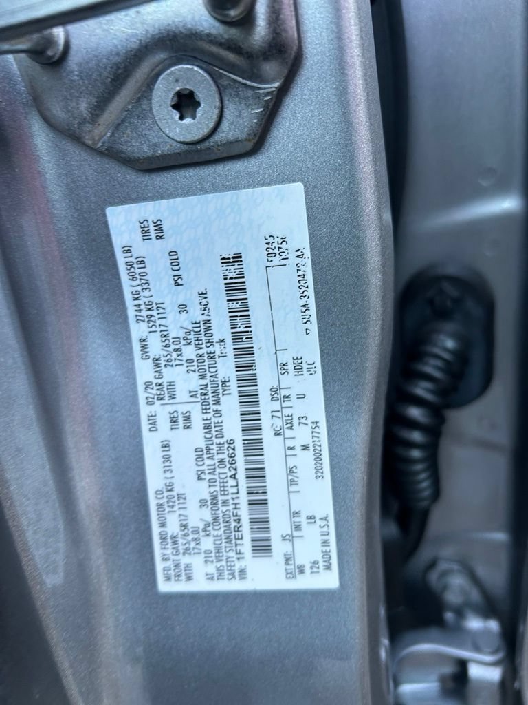 Certified 2020 Ford Ranger XLT w/ Equipment Group 302A Luxury AWD/4WD image 11