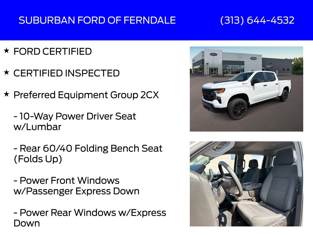 Used 2022 Chevrolet Silverado 1500 Custom Trail Boss AWD/4WD image 4
