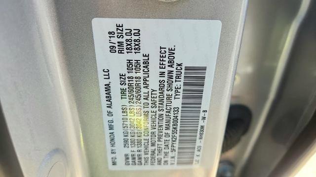 Used 2019 Honda Ridgeline RTL image 34