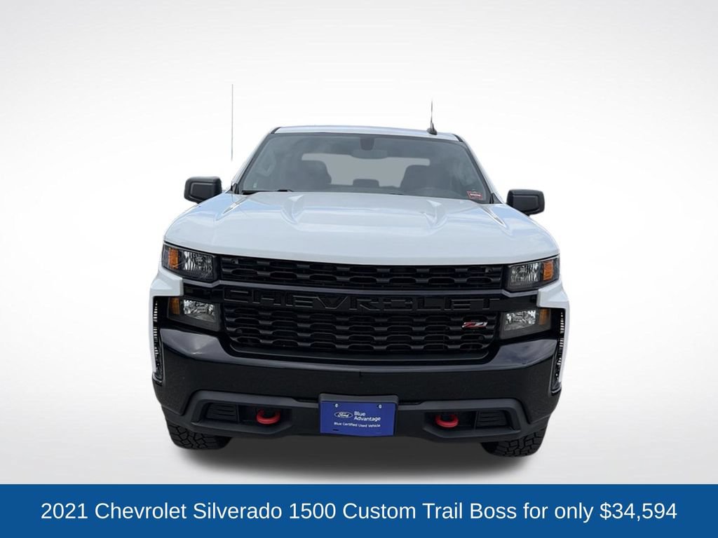 Used 2021 Chevrolet Silverado 1500 Custom Trail Boss AWD/4WD image 2