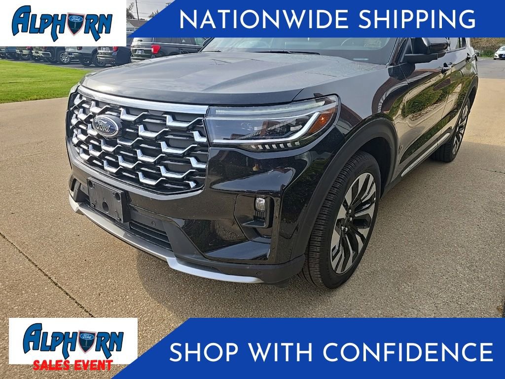 Certified 2025 Ford Explorer Platinum w/ LUX Leather Package AWD/4WD image 1