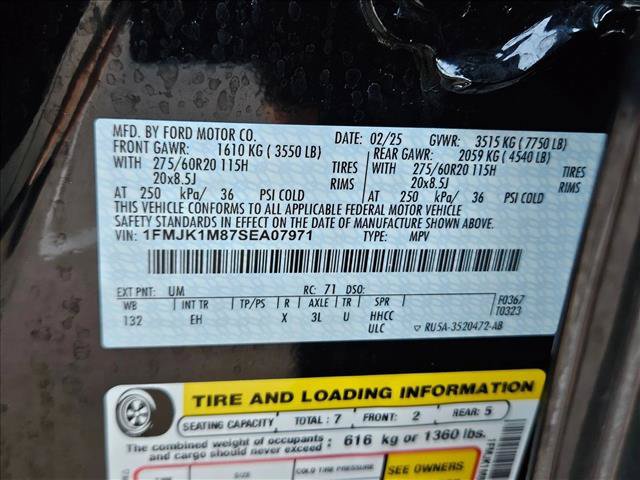Certified 2025 Ford Expedition Max Platinum AWD/4WD image 21