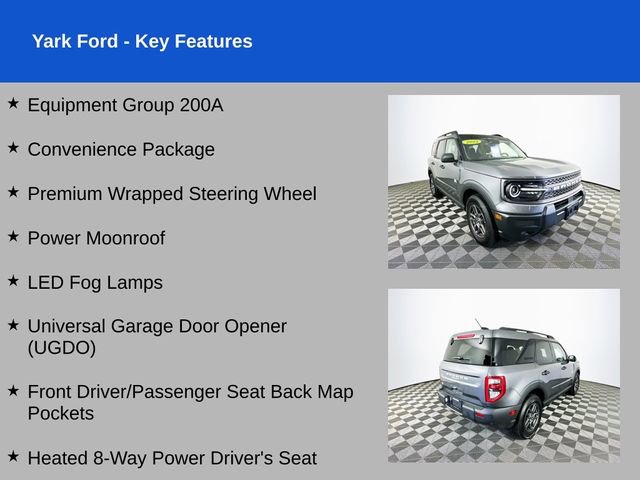 Certified 2025 Ford Bronco Sport Big Bend w/ Convenience Package image 2