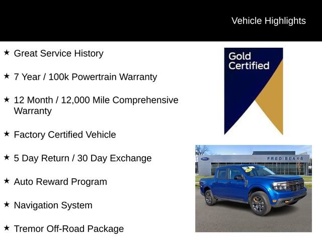 Certified 2024 Ford Maverick Tremor w/ Tremor Off-Road Package AWD/4WD image 4