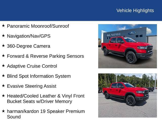 Used 2025 RAM 1500 Rebel w/ Advanced Safety Group II AWD/4WD image 35