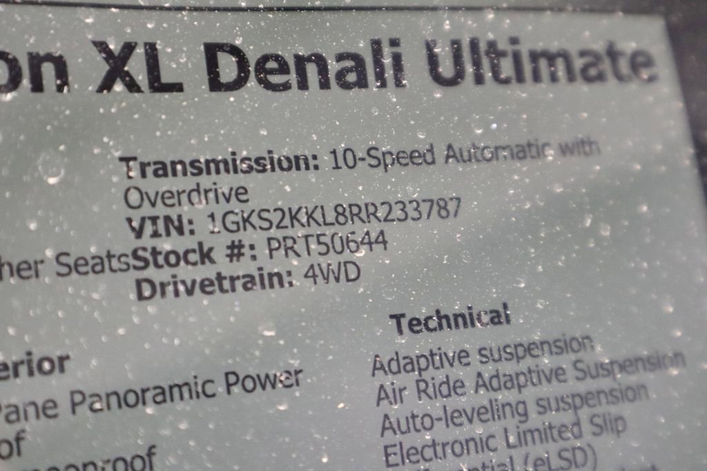 Used 2024 GMC Yukon XL Denali Ultimate AWD/4WD image 38