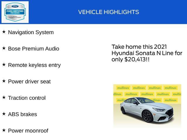 Used 2021 Hyundai Sonata N Line w/ Cargo Package FWD image 18