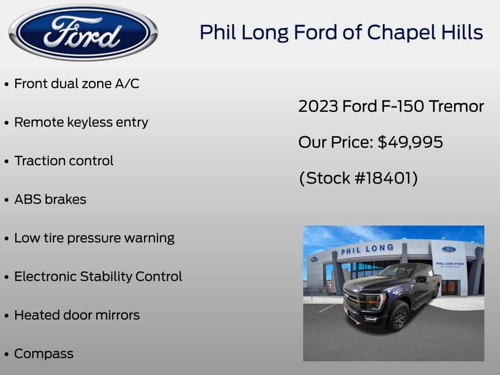 Certified 2023 Ford F150 Tremor w/ Equipment Group 402A High AWD/4WD image 39