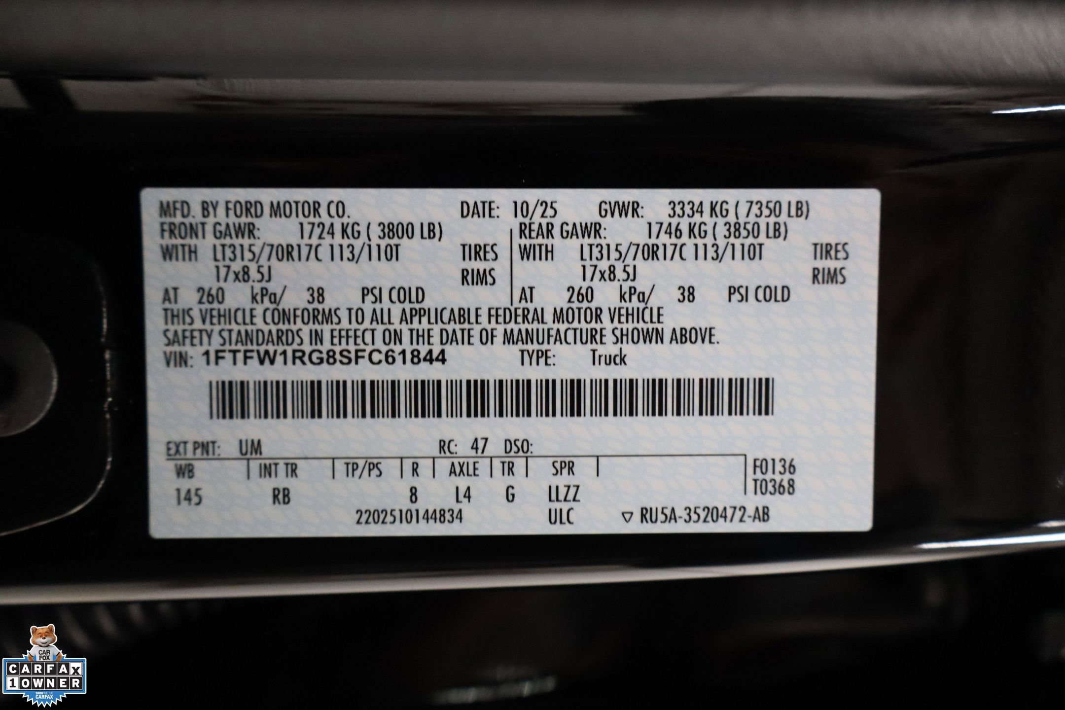 Certified 2025 Ford F150 Raptor image 37