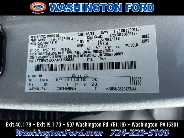 Certified 2018 Ford F150 XLT AWD/4WD image 21