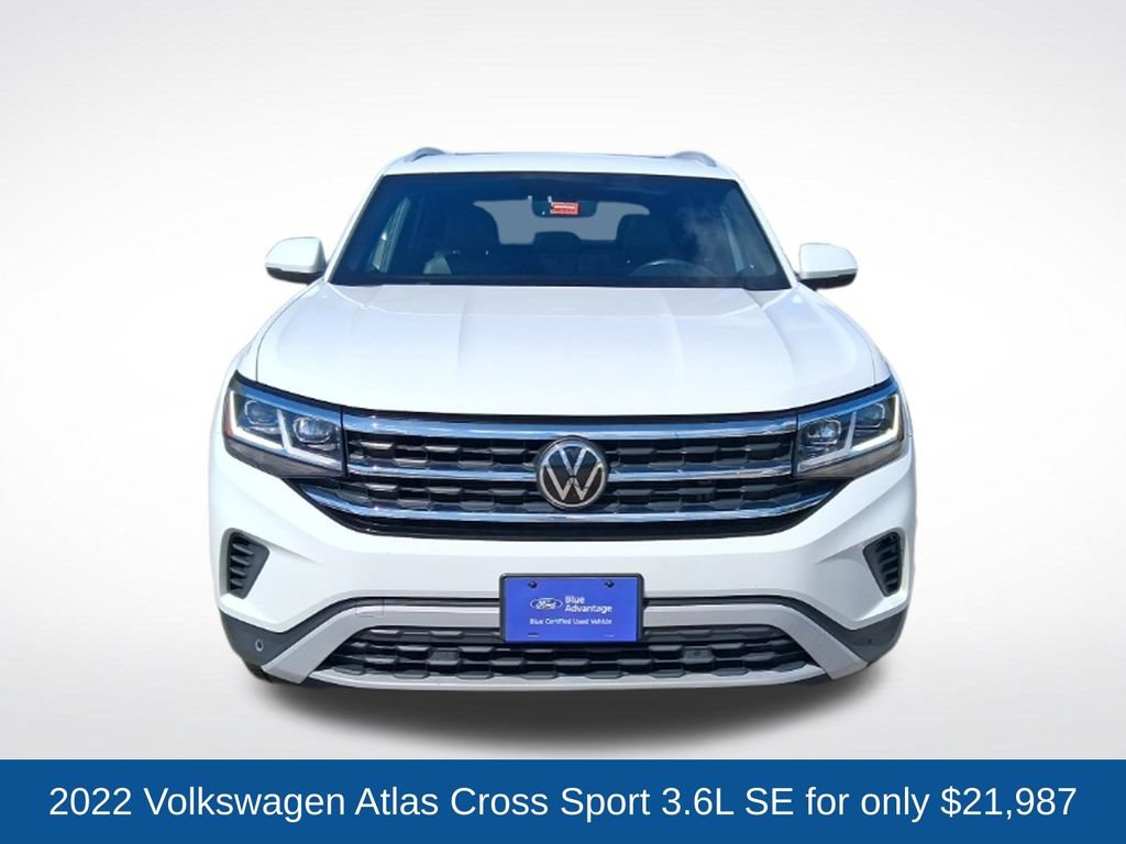 Used 2022 Volkswagen Atlas Cross Sport SE AWD/4WD image 2