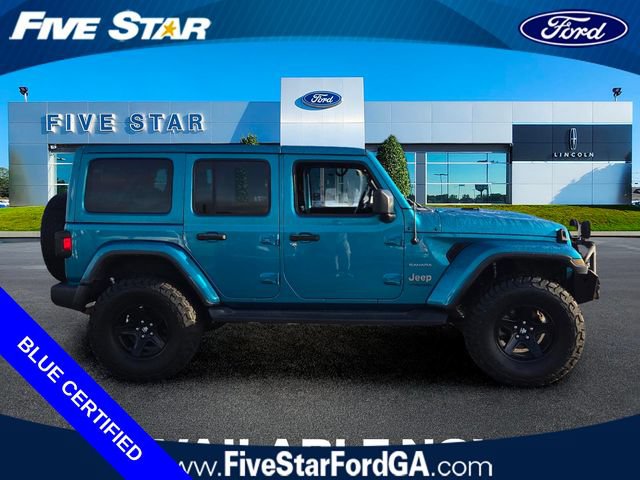 Used 2020 Jeep Wrangler Unlimited Sahara w/ Uconnect 4C Nav & Sound Group AWD/4WD image 9