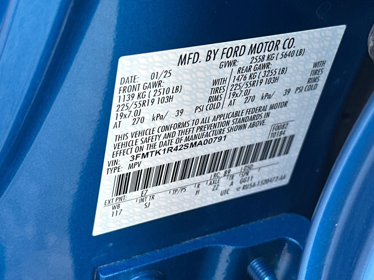 Certified 2025 Ford Mustang Mach-E Select RWD image 35
