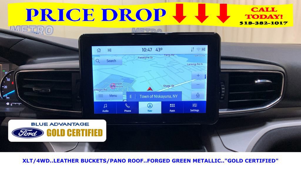 Certified 2022 Ford Explorer XLT w/ Equipment Group 202A image 43