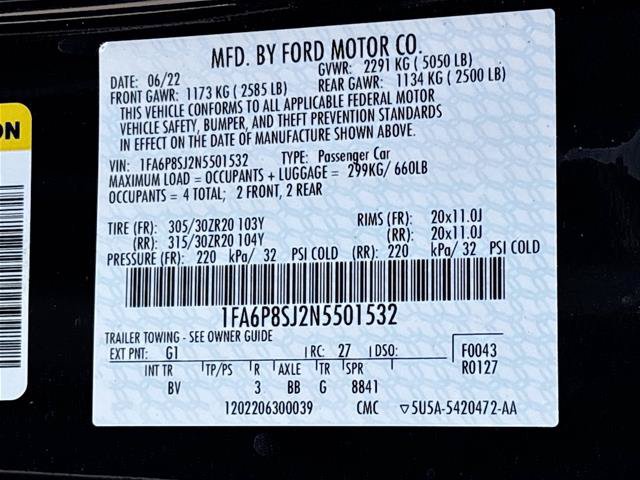 Certified 2022 Ford Mustang Shelby GT500 w/ Technology Package RWD image 34