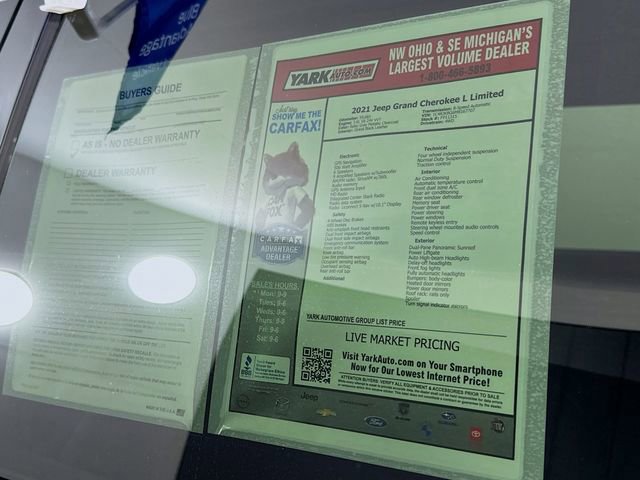 Used 2021 Jeep Grand Cherokee L Limited image 15