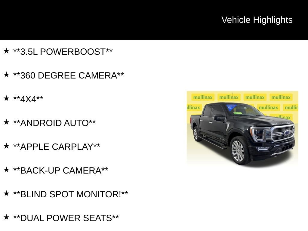 Certified 2023 Ford F150 Limited AWD/4WD image 12