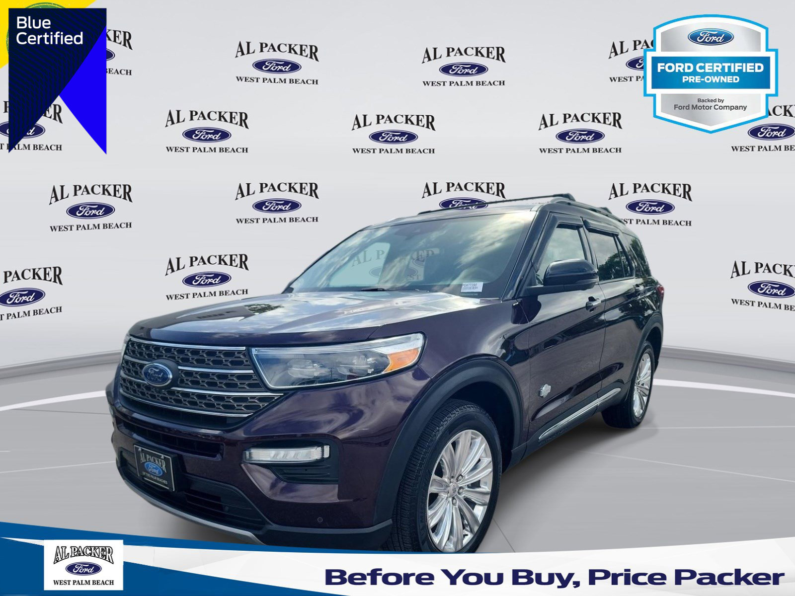 Certified 2023 Ford Explorer King Ranch w/ Class IV Trailer Tow Package AWD/4WD image 1