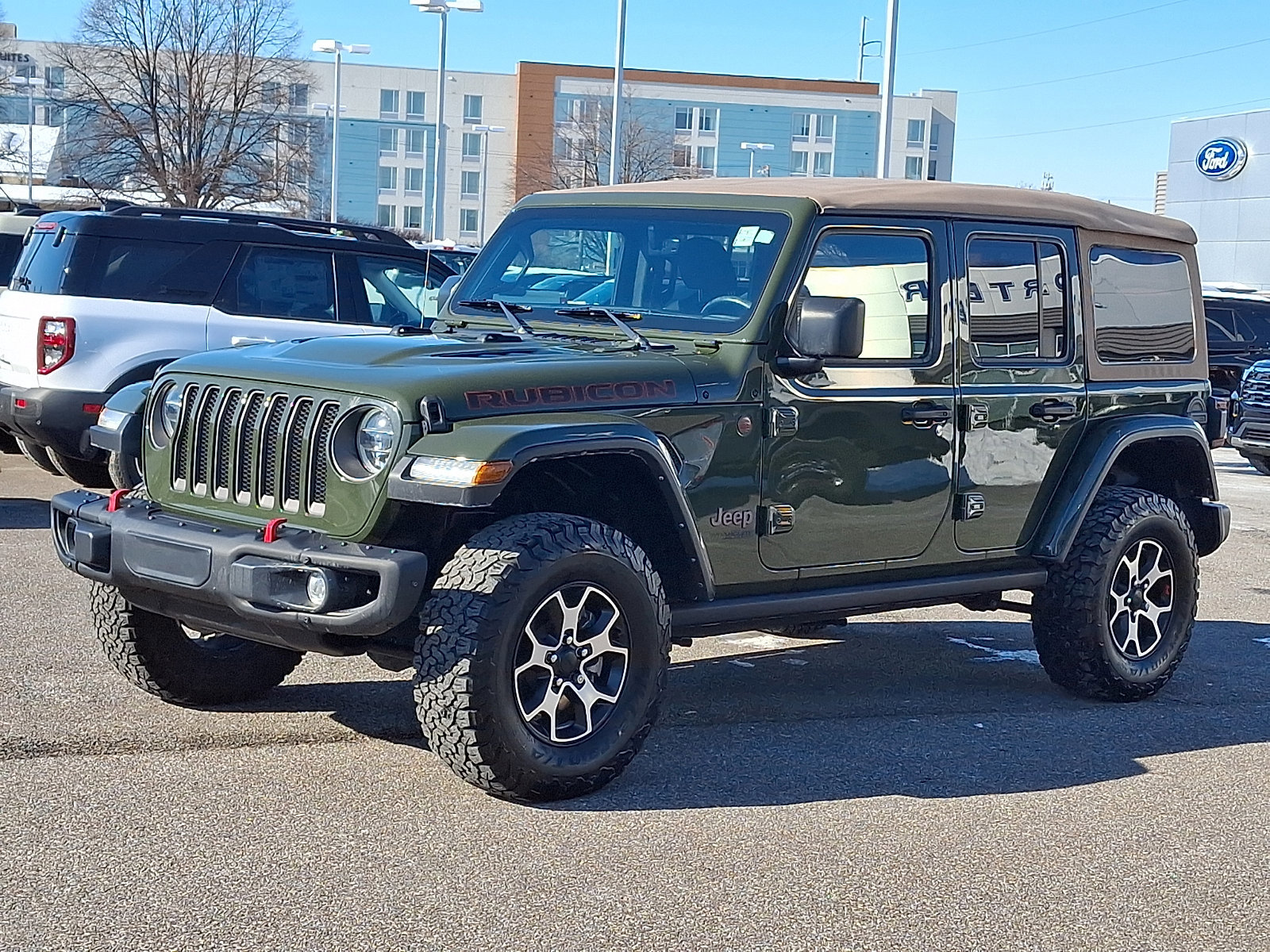 Used 2022 Jeep Wrangler Unlimited Rubicon w/ Steel Bumper Group image 2