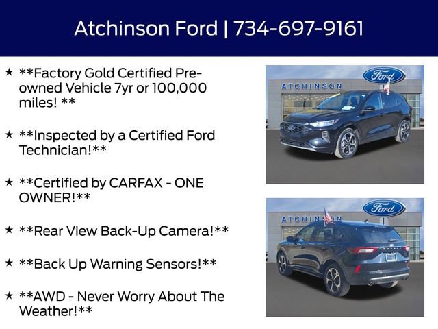 Certified 2023 Ford Escape ST-Line Select w/ Tech Pack #2 image 7