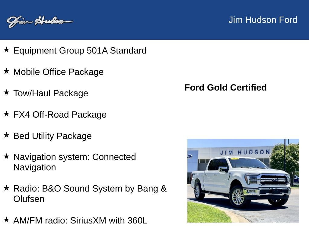 Certified 2024 Ford F150 Lariat w/ Bed Utility Package AWD/4WD image 12